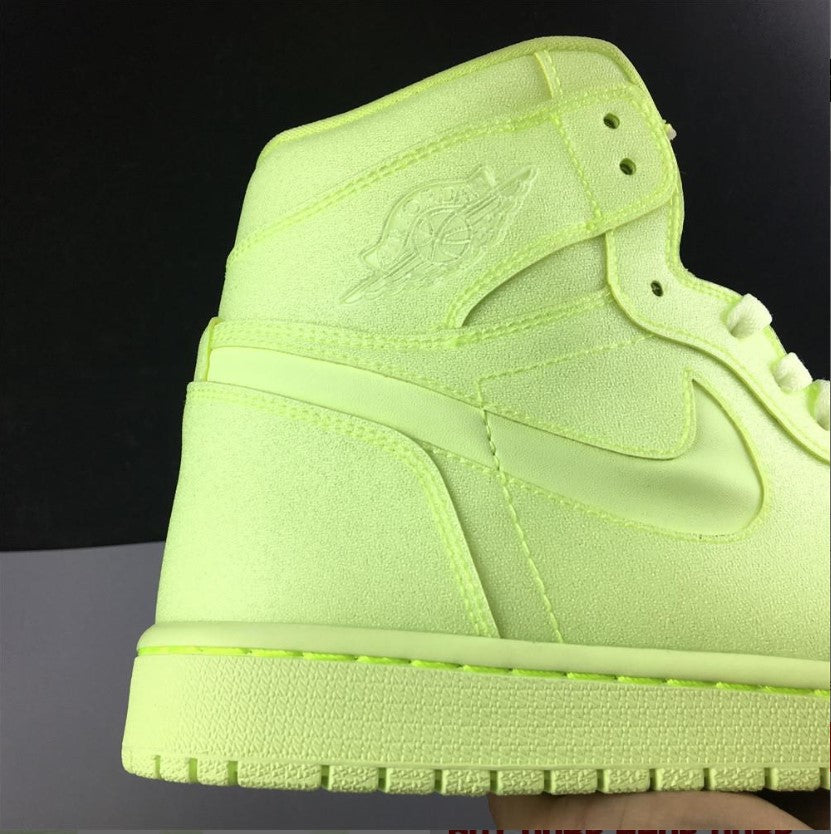 Air Jordan 1 Retro High Barely Volt Shoes Sneakers