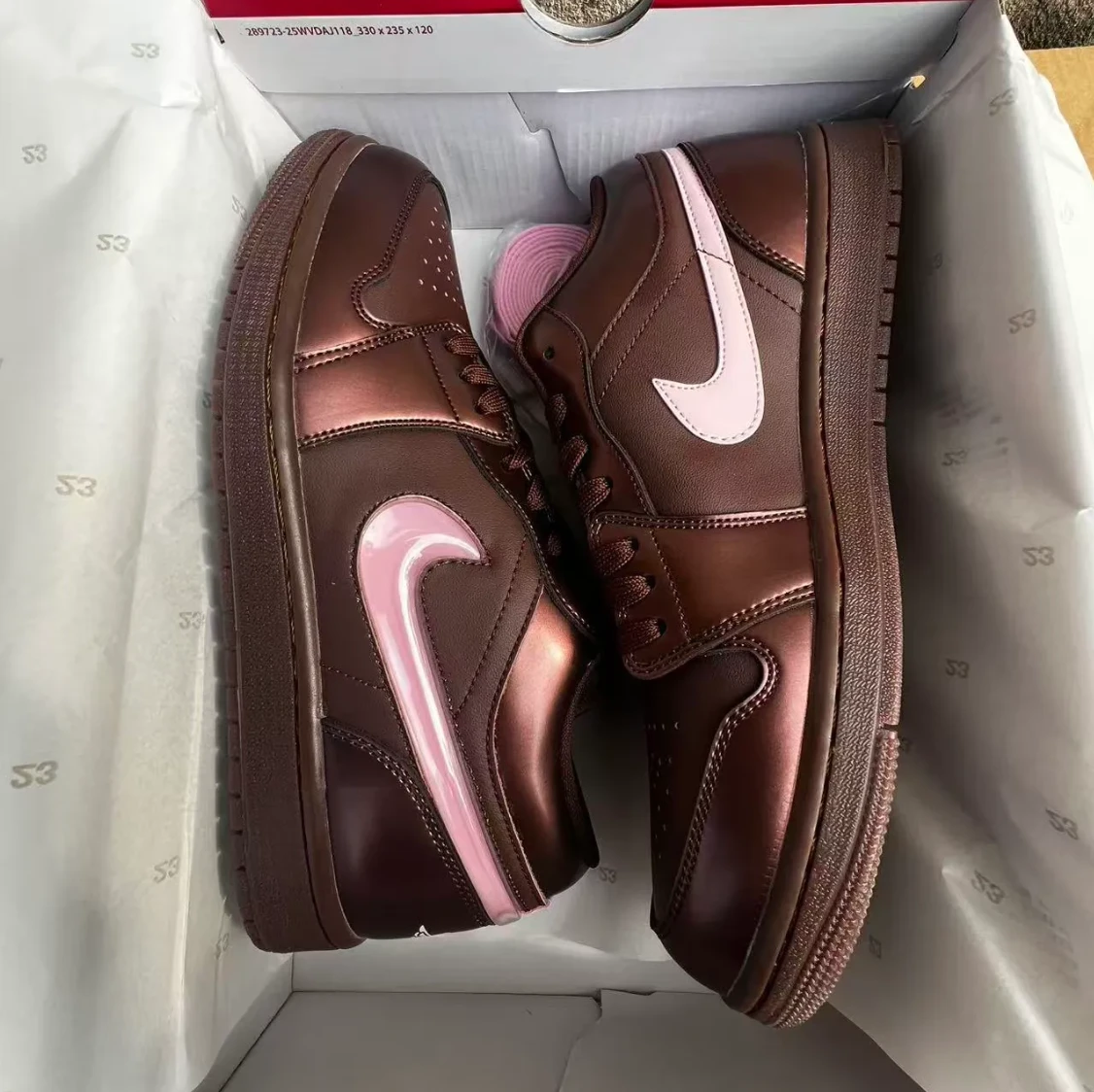 Air Jordan 1 Low ‘Chocolate Valentine’s Day’ Shoes Sneakers