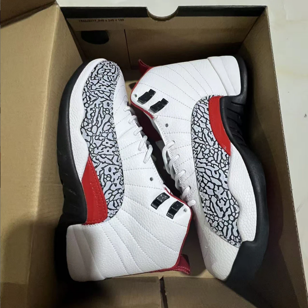 Air Jordan 12 Elephant Print Shoes Sneakers