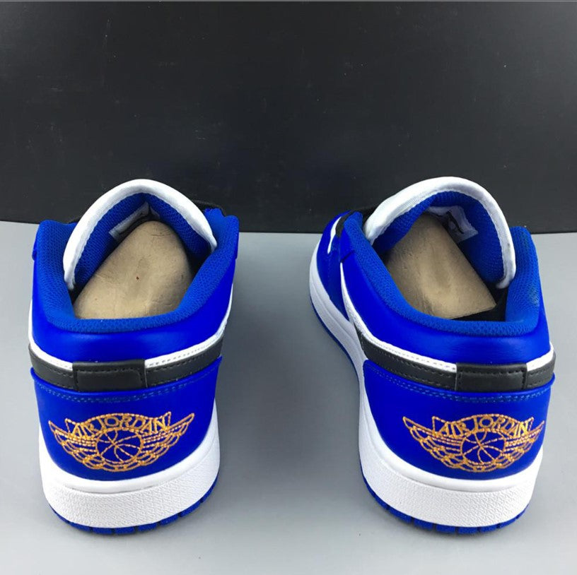 Air Jordan 1 Low Hyper Royal Orange Peel Shoes Sneakers