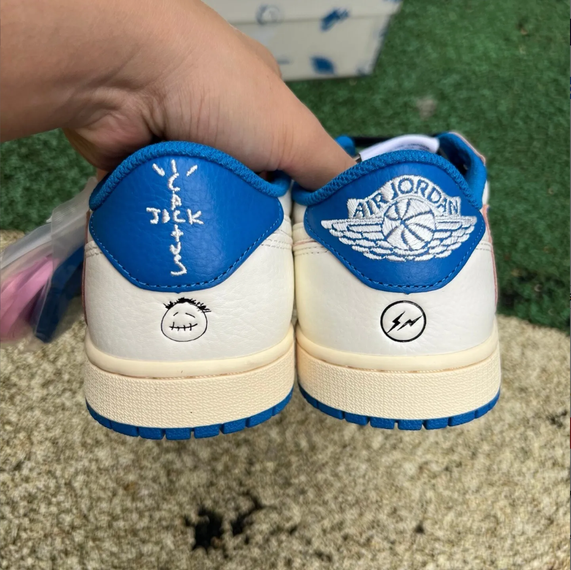 Travis Scott x Fragment x Air Jordan 1 Low 2025 Shoes Sneakers