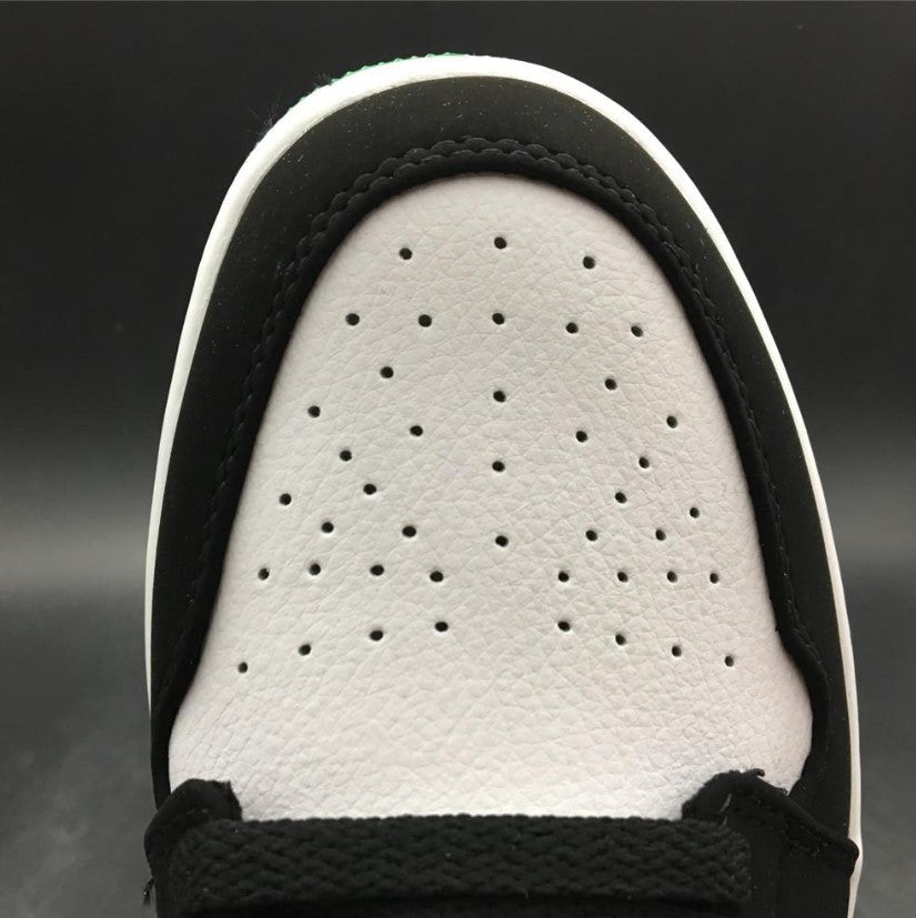 Air Jordan 1 Low White Black Mystic Green Shoes Sneakers