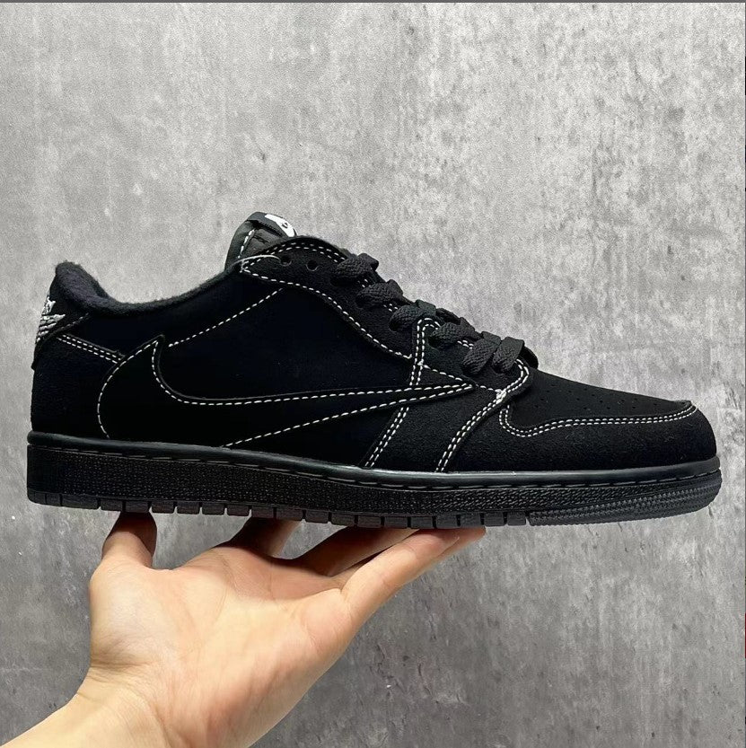 Travis Scott x Air Jordan 1 Low Black Phantom Shoes Sneakers