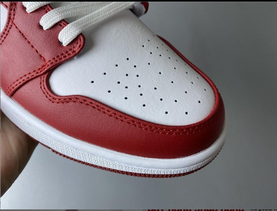 Air Jordan 1 Low Gym Red White Shoes Sneakers
