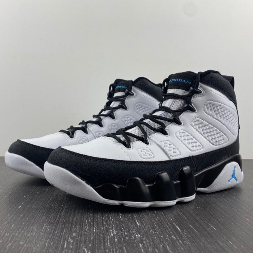 Air Jordan 9 Black University Blue Shoes Sneakers