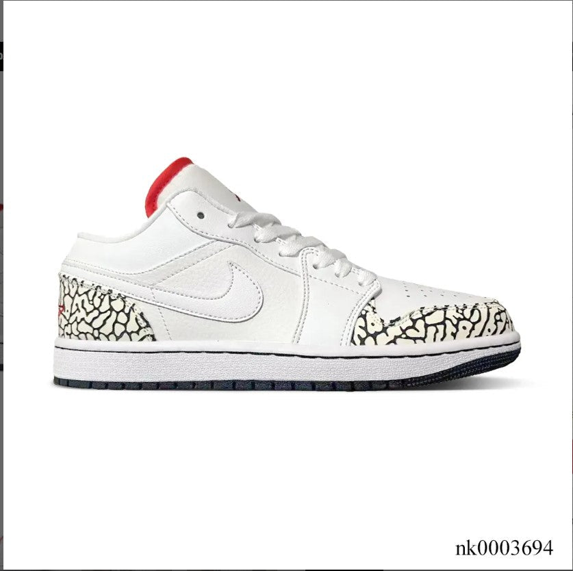Air Jordan1 Phat Low Cement Grey Shoes Sneakers