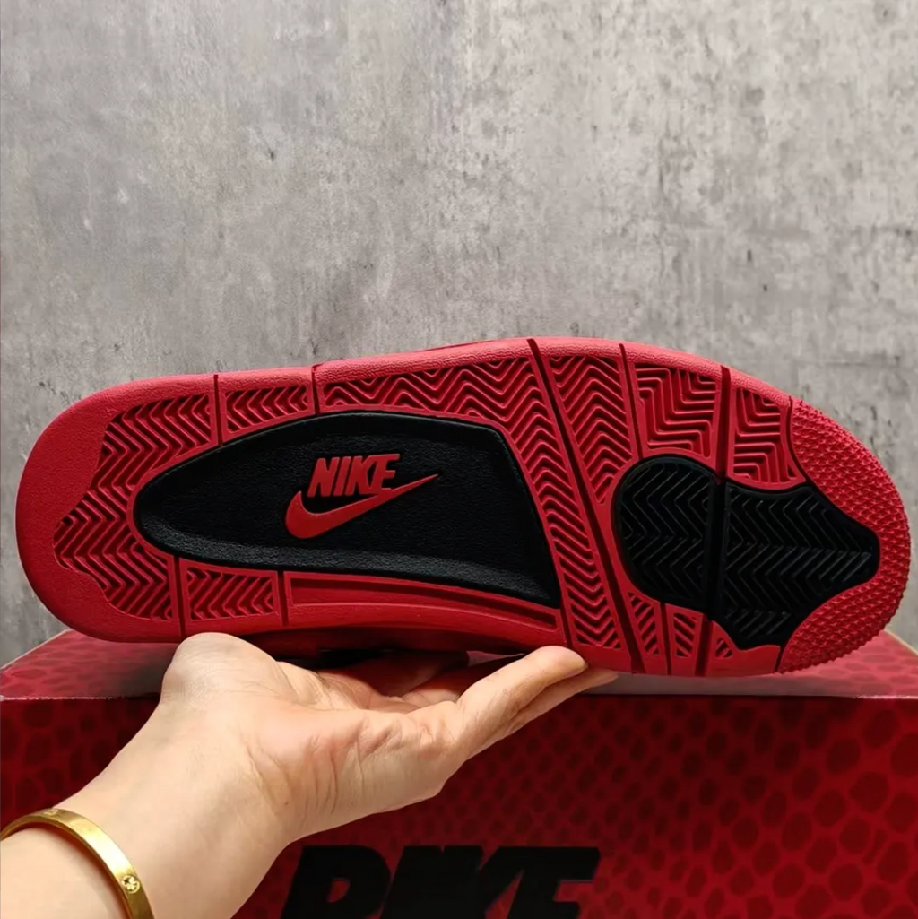 Nigel Sylvester x Air Jordan 4 Red Mamba Shoes Sneakers