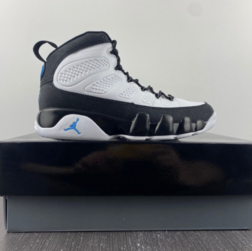 Air Jordan 9 Black University Blue Shoes Sneakers