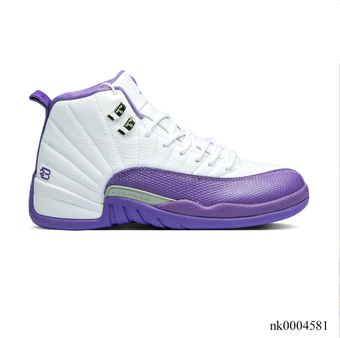 Air Jordan 12 White Field Purple Shoes Sneakers