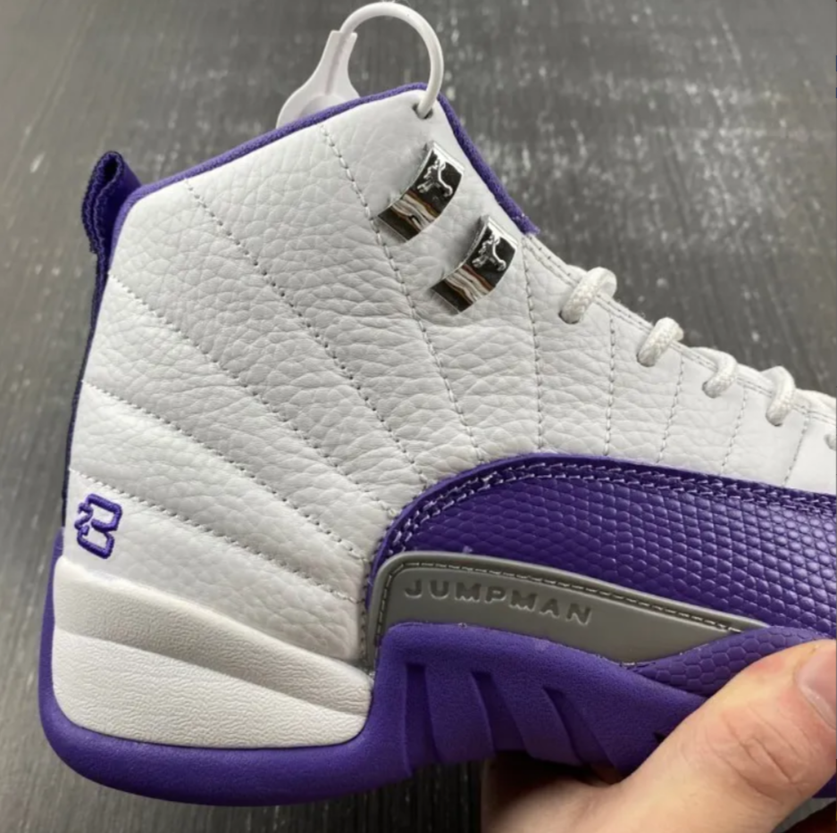 Air Jordan 12 White Field Purple Shoes Sneakers