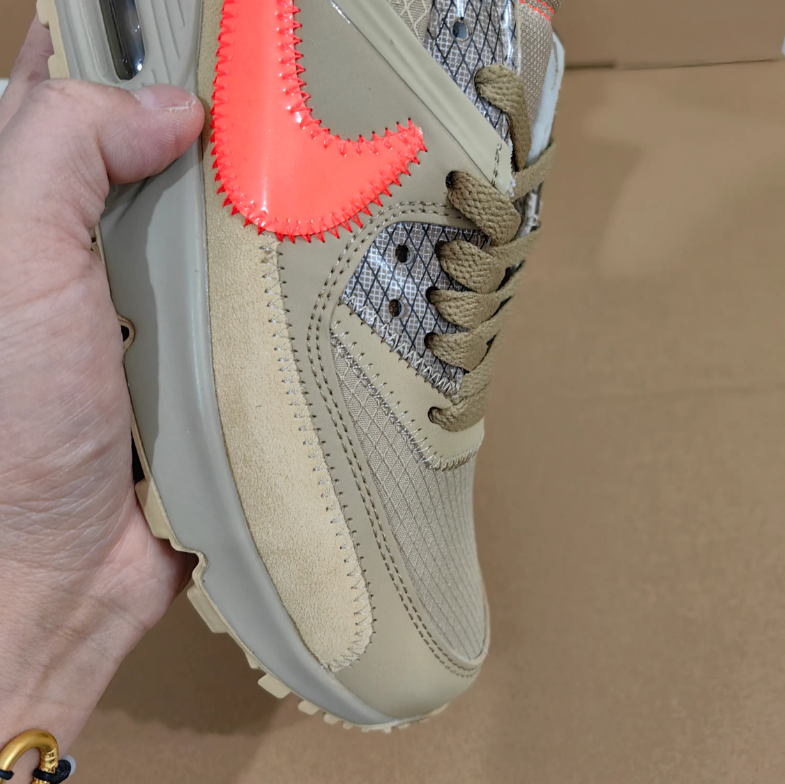 OW x Airforce Max 90 ‘Desert Ore’ Shoes Sneakers