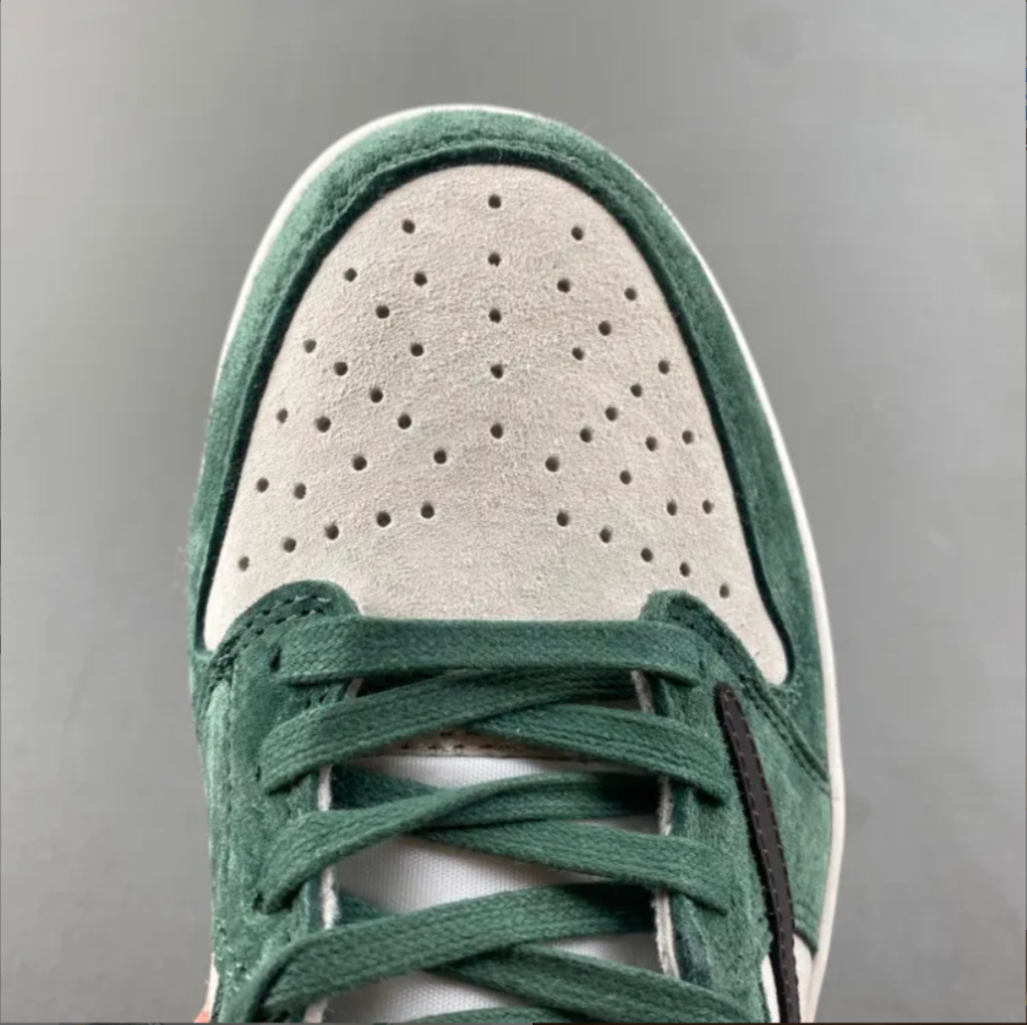Travis Scott x Air Jordan 1 Low OG SP Green Velvet Shoes Sneakers