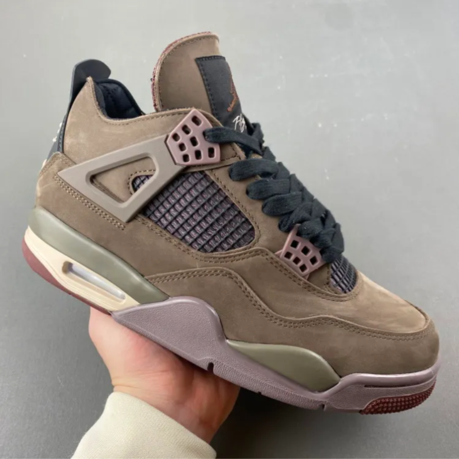 A Ma Maniére x Air Jordan 4 Retro ‘Dark Mocha’ Shoes Sneakers