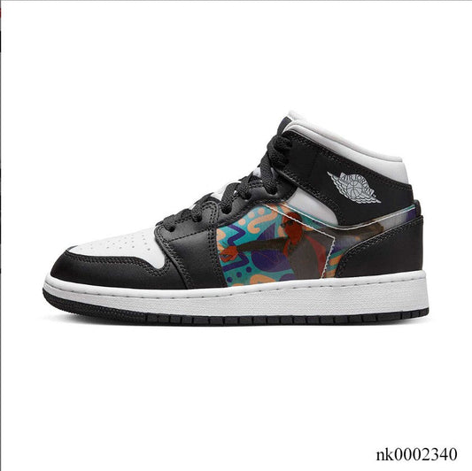Air Jordan 1 Mid Hologram Shoes Sneakers