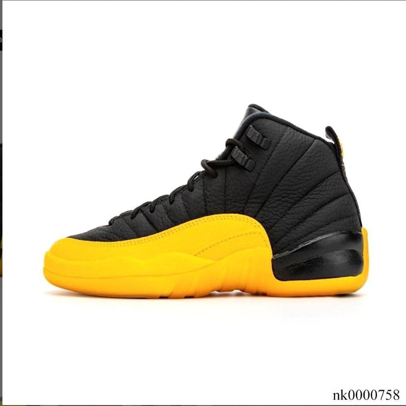 Air Jordan 12 Retro Black University Gold Shoes Sneakers