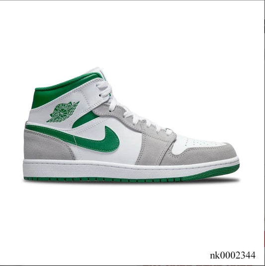 Air Jordan 1 Mid SE Grey Green Shoes Sneakers