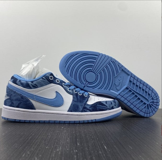 Air Jordan 1 Low Washed Denim Shoes Sneakers