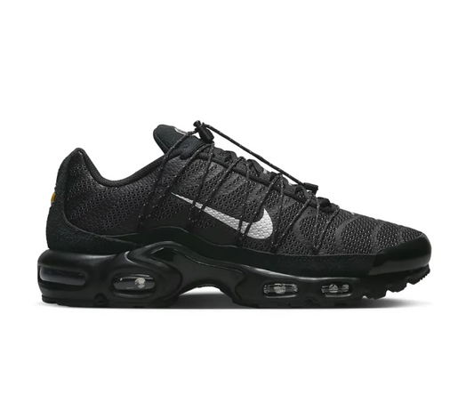 Air Max Plus Utility Black Metallic Silver Shoes Sneakers