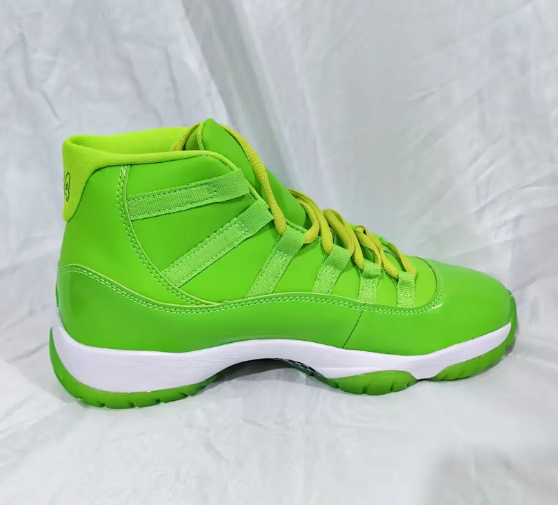 Air Jordan 11 Green Neon Shoes Sneaker