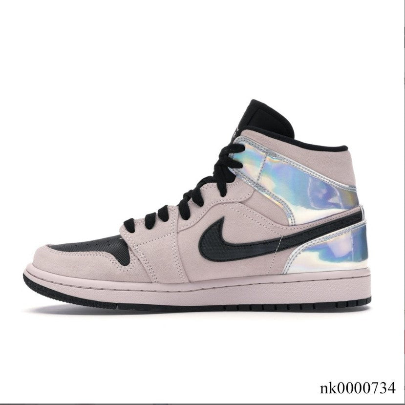 Air Jordan 1 Mid Dirty Powder Iridescent (W) Shoes Sneakers