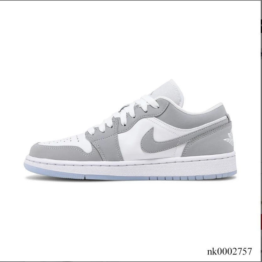 Air Jordan 1 Low White Wolf Grey Shoes Sneakers
