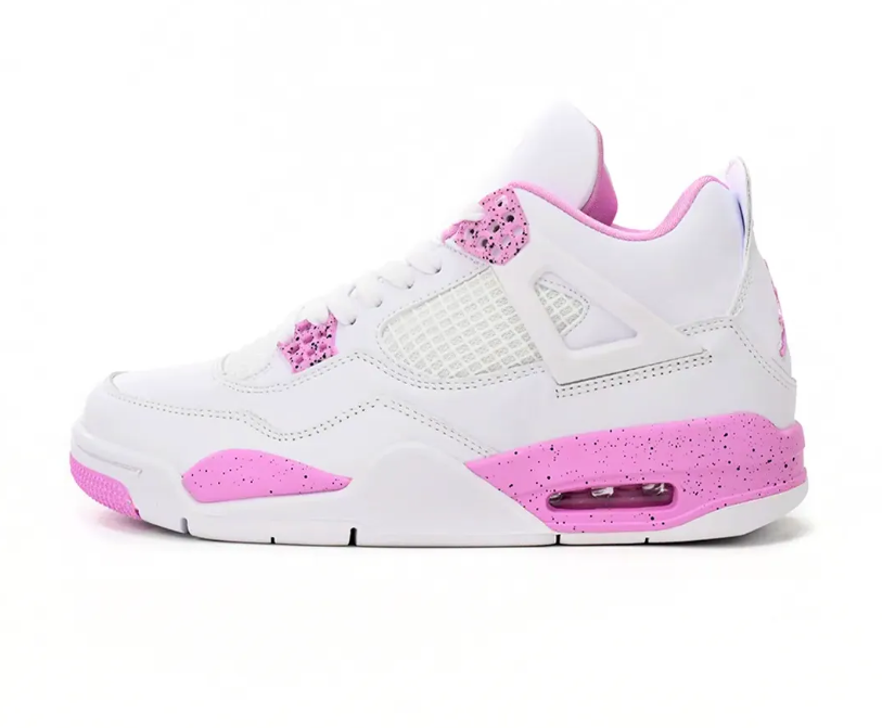AJ 4 White Pink Oreo Shoes Sneakers