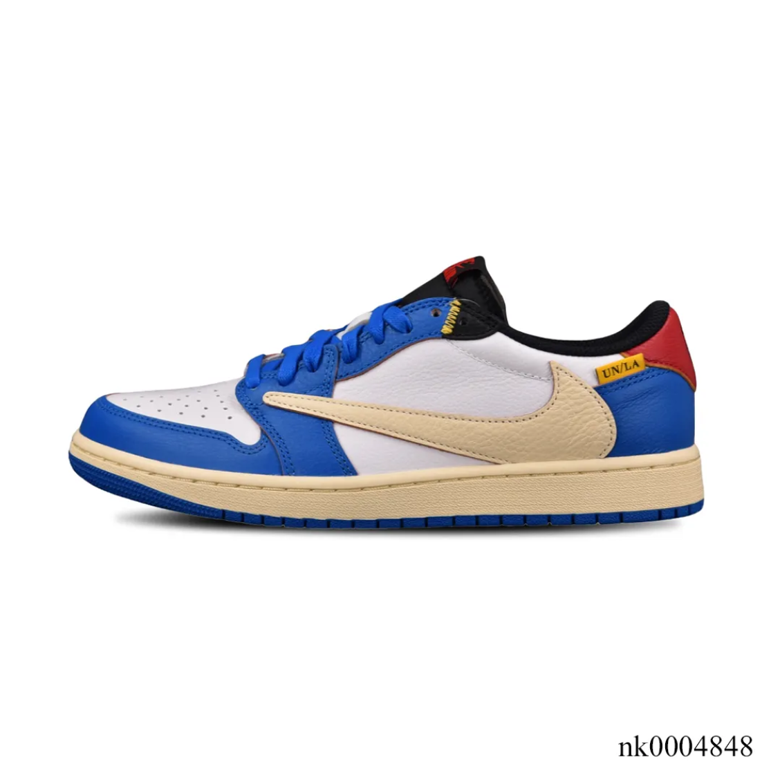 Union LA x Fragment Design x Air Jordan 1 Low Storm Blue Shoes Sneakers