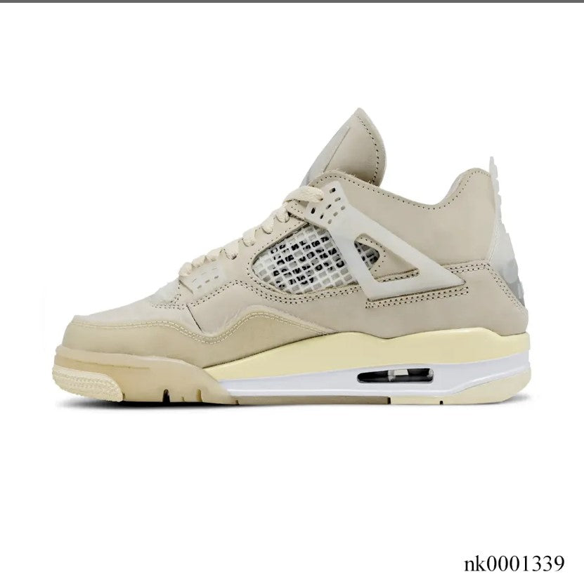 Off-White x Air Jordan 4 Sail Shoes Sneakers