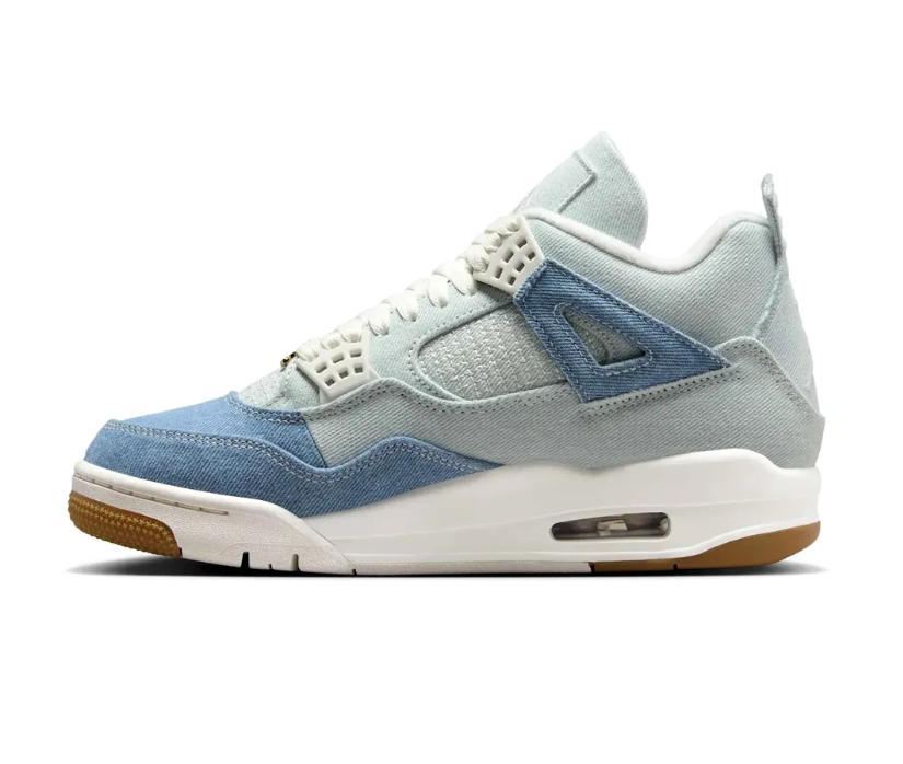 Air Jordan 4 Denim Worn Blue Shoes Sneakers