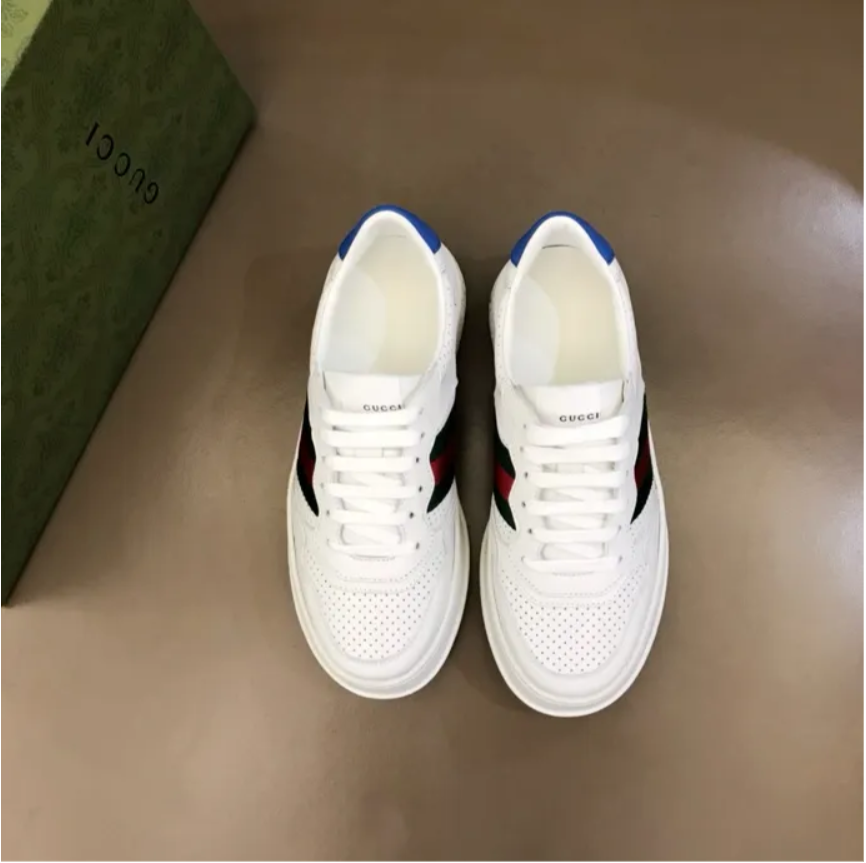 GG Web Leather Shoes Sneakers