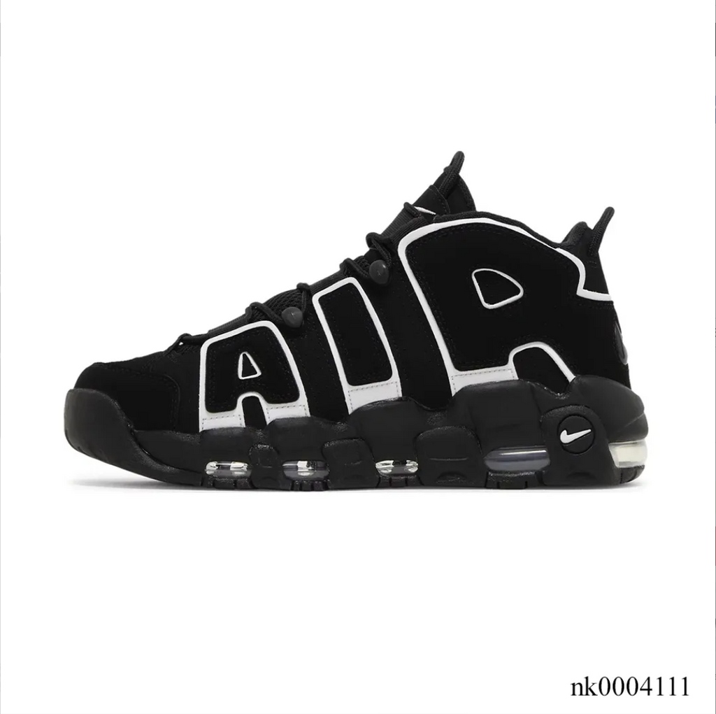 Air More Uptempo Black White Shoes Sneakers