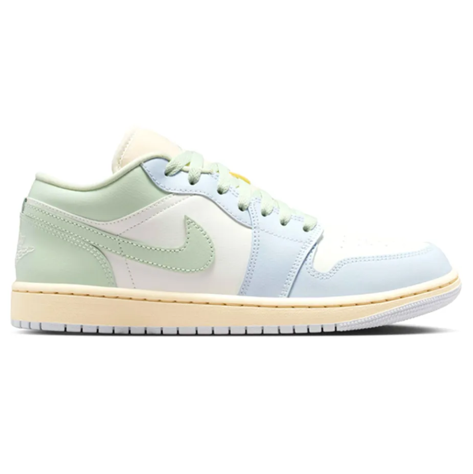 Air Jordan 1 Low Sail Aura Shoes Sneakers