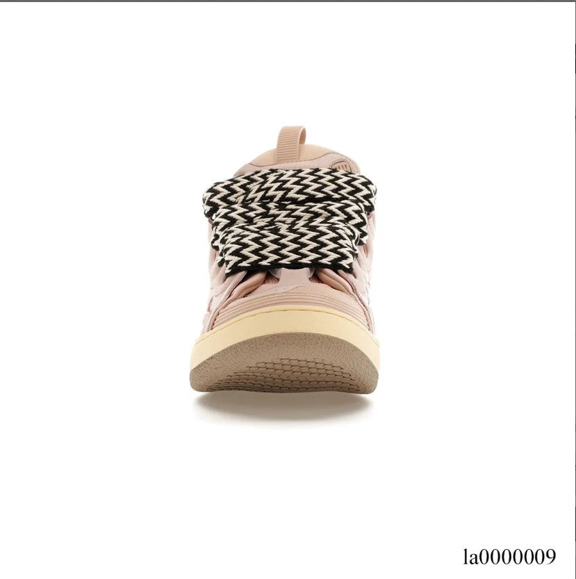 Lanvin Leather Curb Pink Gum Shoes Sneakers – la0000009