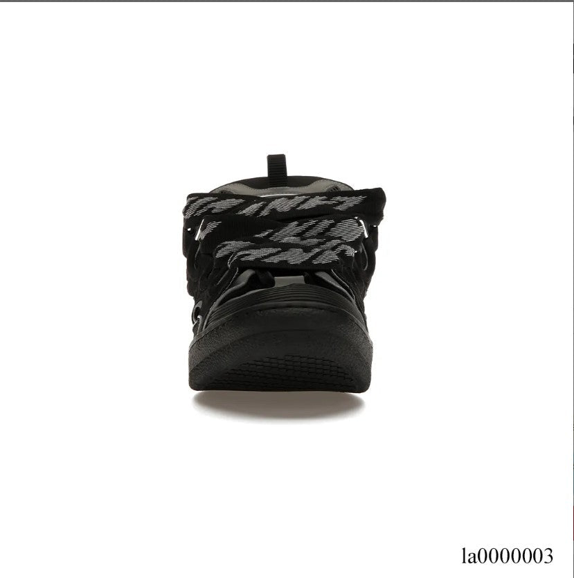 Lanvin Curb Sneaker Black Grey Shoes Sneakers – la0000003