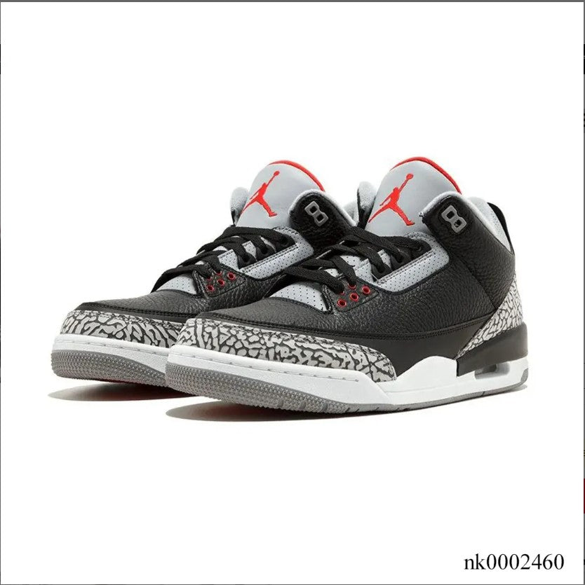 Air Jordan 3 Retro Black Cement 2018 Shoes Sneakers