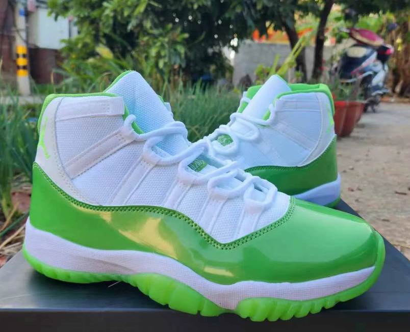 Air Jordan 11 Lime Green Shoes Sneakers