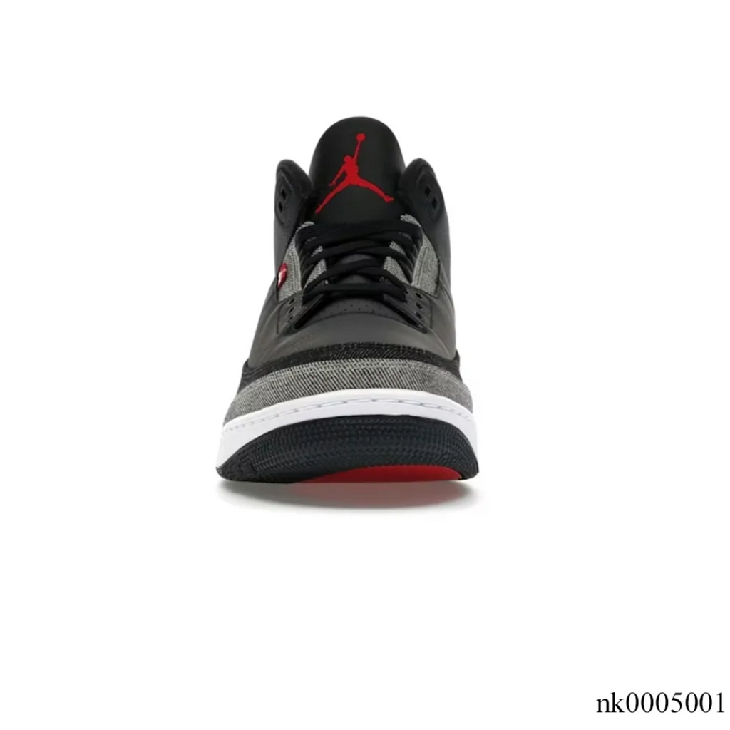 Levi’s x AJ 3 Black Denim Shoes Sneakers