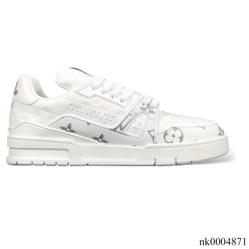 LV Trainer 54 Pattern Gray White Shoes Sneakers