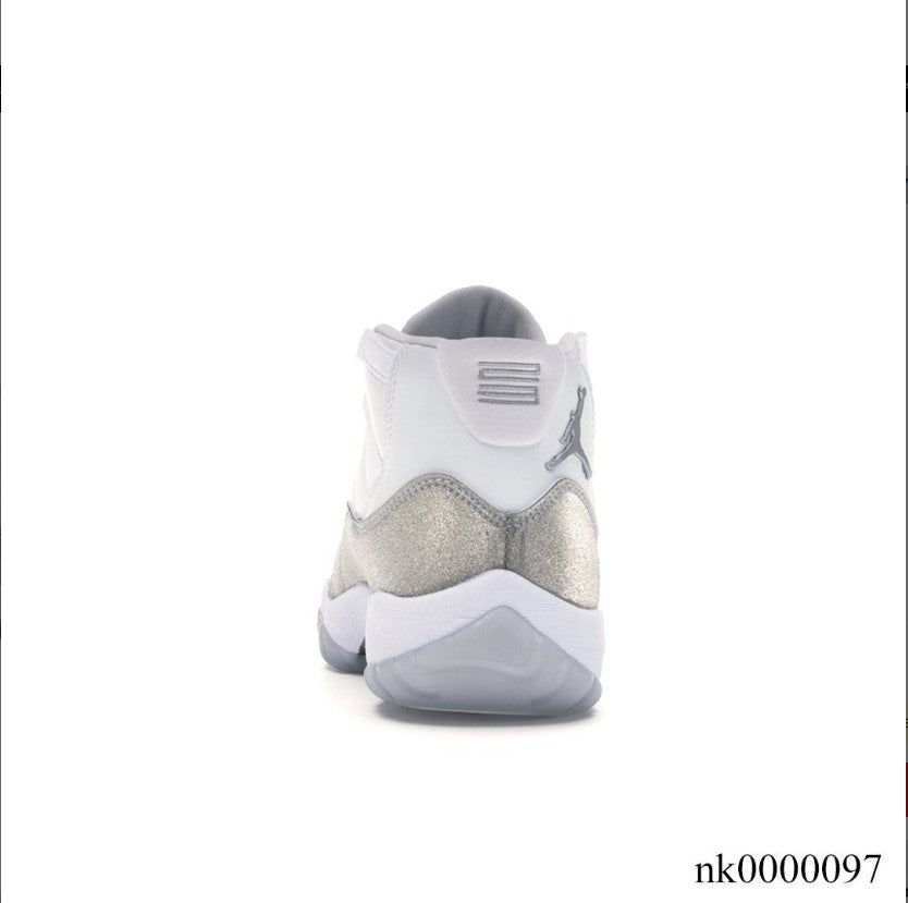 Air Jordan 11 Retro White Metallic Silver (W) Shoes Sneakers