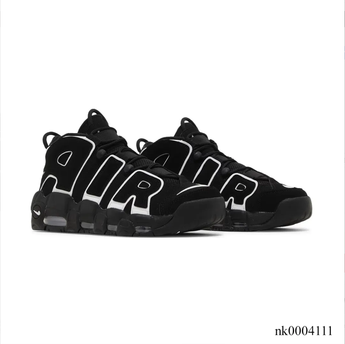 Air More Uptempo Black White Shoes Sneakers