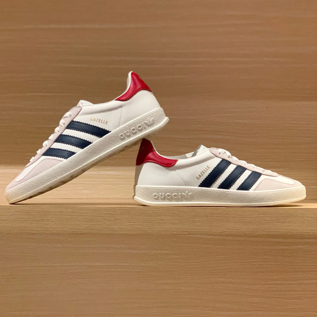 GG x AD Gazelle ‘White’ Shoes Sneakers