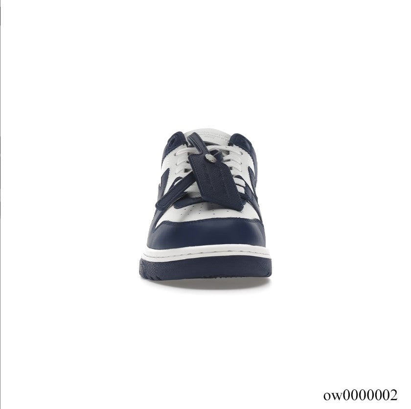 OFF-WHITE Out Of Office OOO Low Tops Dark Blue White Shoes Sneakers