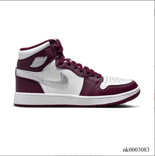 Air Jordan 1 Retro High Golf Bordeaux Shoes Sneakers
