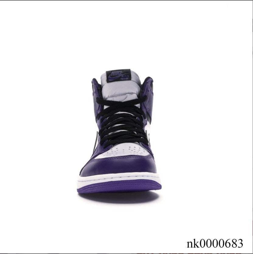 Air Jordan 1 Retro High Court Purple White Shoes Sneakers