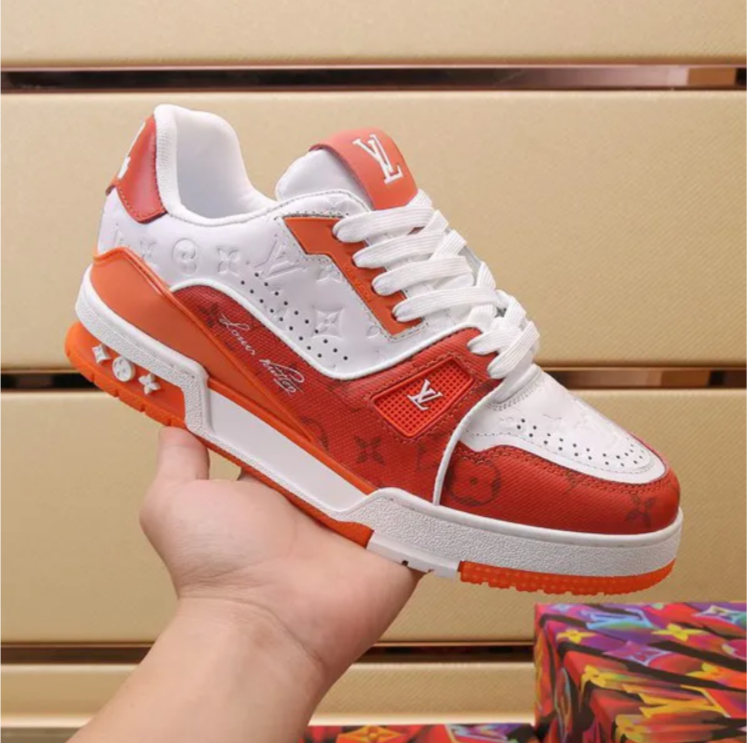 LV Trainer 54 ‘Orange Monogram’ Shoes Sneakers