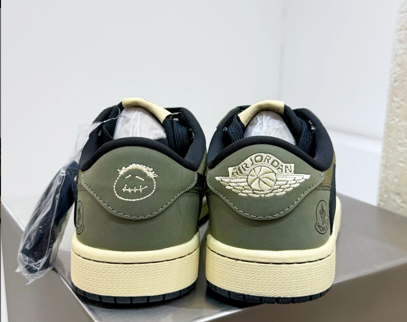 Air Jordan 1 Low x Travis Scott x Moncler Shoes Sneakers