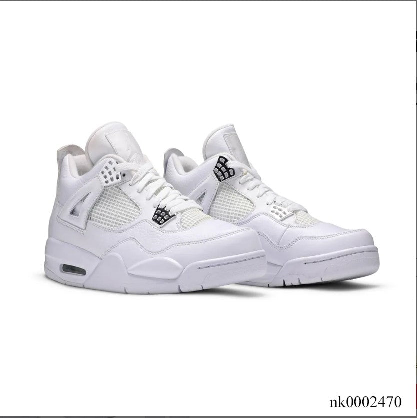 Air Jordan 4 Retro 25th Silver Anniversary Shoes Sneakers