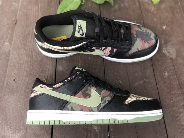 Dunk Low Crazy Camo Shoes Sneakers