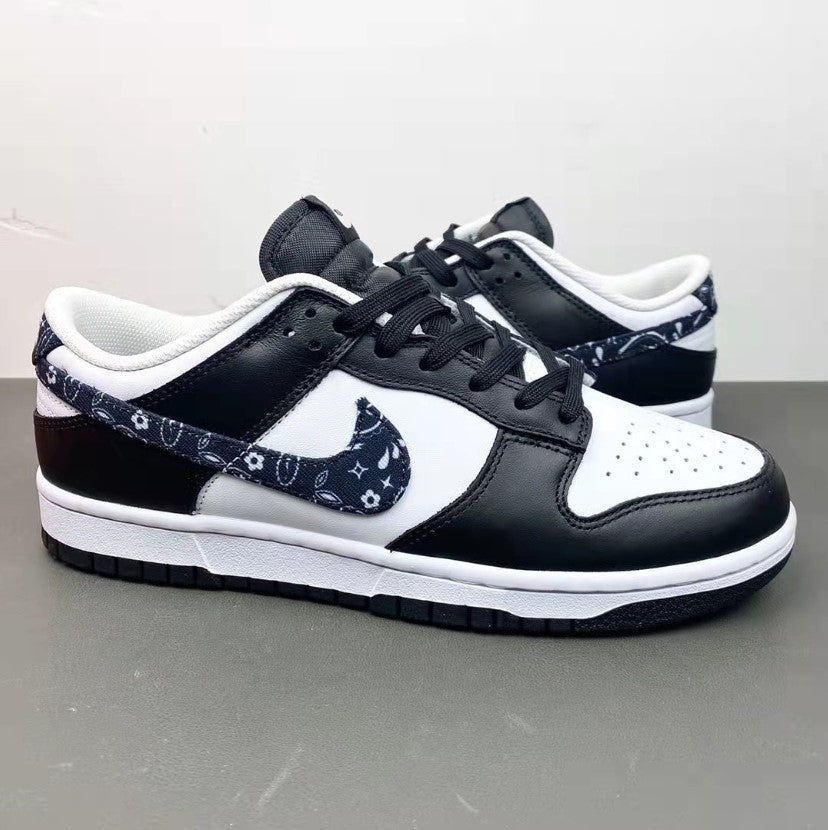 Dunk Low Black Paisley Shoes Sneakers