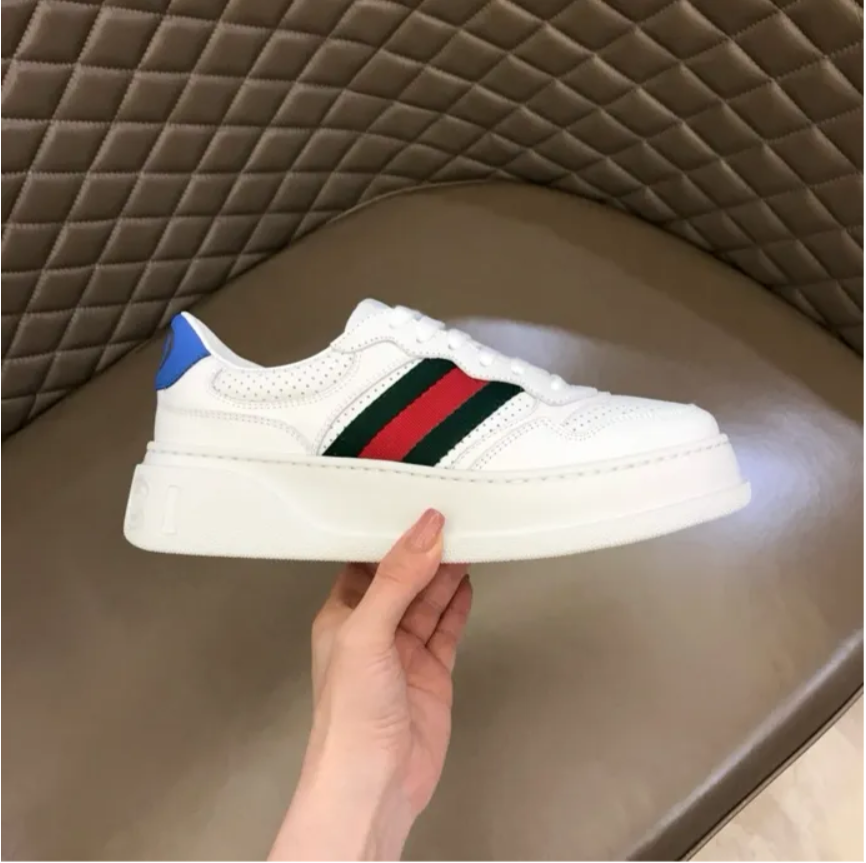 GG Web Leather Shoes Sneakers